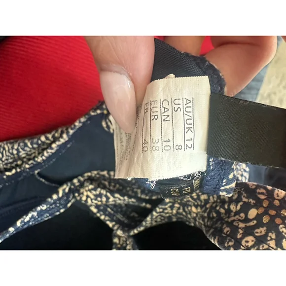 Niptuck Blue &‎ Gold One piece swimsuit size 8 - Picture 7 of 7